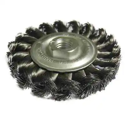 Wire Wheel Brush Stainless Steel 6  Twisted Knot Heavy Duty Cleaning Polishing • $13.32