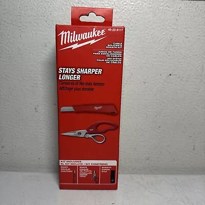 Milwaukee 48-22-8117 Electrician Cable Splicer's Sheath Kit Knife Snips Sheath • $34.99