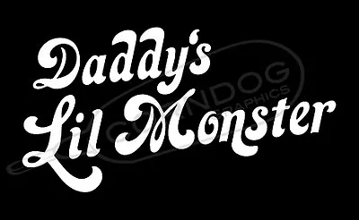 Daddy's Little Monster STICKER VINYL DECAL SUICIDE SQUAD HARLEY QUINN JOKER • $3.39