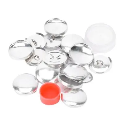 DIY Button Cover Kit 25mm Round Base | Self-Cover Buttons Set | Crafting • £3.24