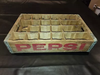 Pepsi Wooden Soda Crate Wood Advertising Box Portland-Salem-Vintage  • $29.99