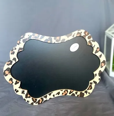 NEW! Leopard Print Chalkboard Horizontal Easel Personalize Customize NWT • $20