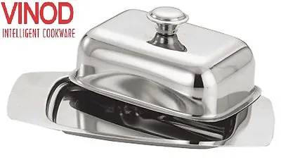 £7.95 • Buy VINOD Stainless Steel Retro Butter Dish With Stainless Steel Lid