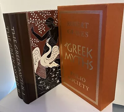FOLIO SOCIETY  The Greek Myths - 2 Volume Box Set 2001 Robert Graves Good Cond • $26.99