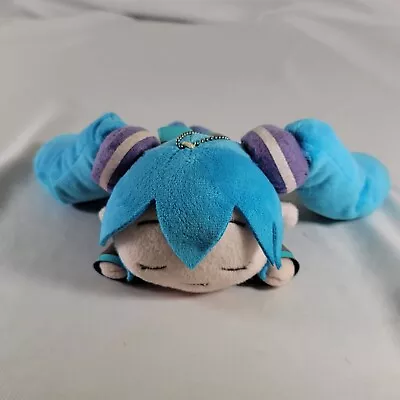 Hatsune Miku Fuwafuwa Nesoberi Plush Doll Key Chain Sega Vocaloid Sleep Ver. • $20