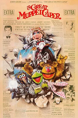 The Great Muppet Caper - 1981 - Movie Poster • $14.99