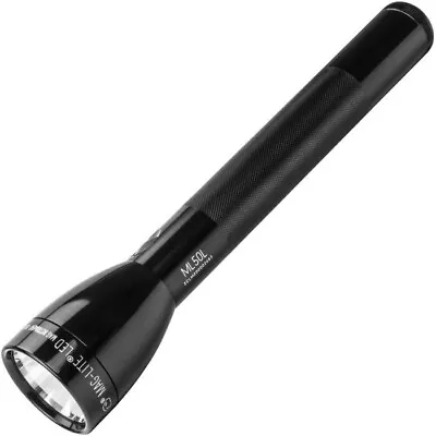 Mag-Lite 3C LED Flashlight Black Aluminum Resists Water/Impact 611 Lm USA-Made • $53.19