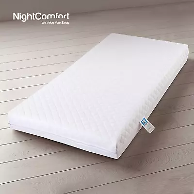 Baby Toddler Cot Bed Mattress Quilted Breathable Extra Thick 140 X 70 X 13CM • £39.20