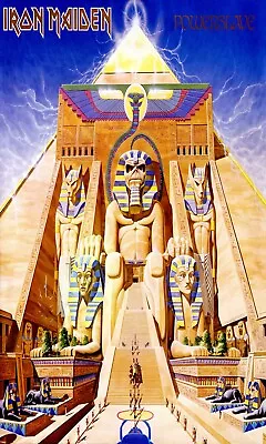 IRON MAIDEN Poster Banner HUGE 3x5 Ft Powerslave Tapestry Fabric Flag Art • $23.95