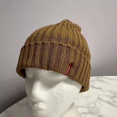 Levi’s Brown Beanie Hat Cap. One Size Fits Most • £15.99