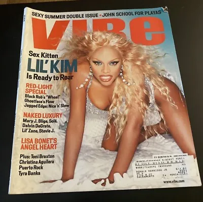 Vibe Magazine - June/July 2000 Lil’Kim Cover • $75