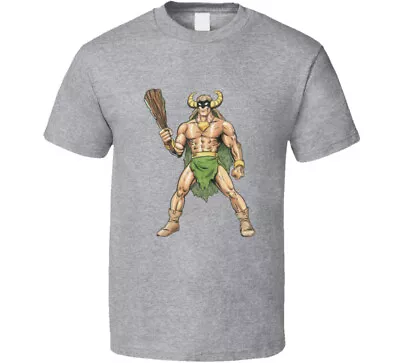 The Mighty Mightor Retro Vintage Classic Cartoon Throwback Rare T Shir T Shirt • $25.49