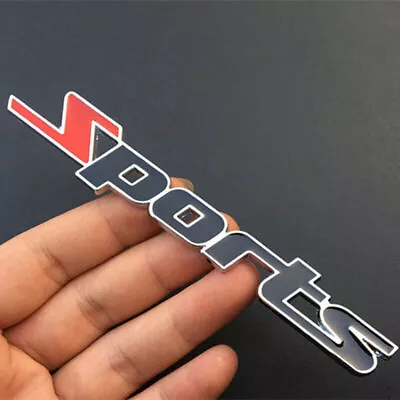 1x Sports 3D Metal Emblem Badge Sticker Car Styling Decal Trims Auto Accessories • $4.79