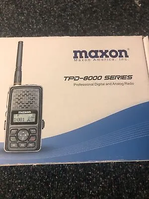 Maxon Tpd8424bk Uhf Digital/analog Handheld Radio • $69.99