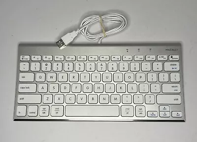 Macally USB Wired Mini Key Pro A Computer Keyboard For Mac Tested • $18.99