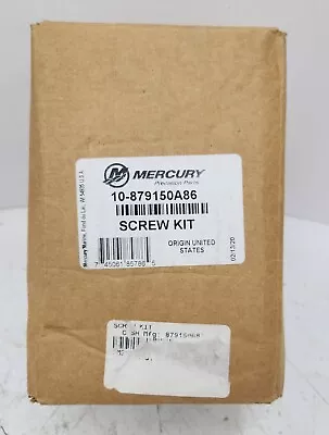 #10-879150A86 OEM Mercury Mercruiser Quicksilver Zeus Drive Clamp Ring Screw Kit • $495