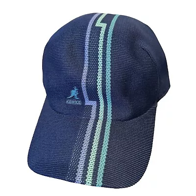 Kangol Baseball Cap Retired Aztec Stripe Spacecap Blue Size Lg 22  Circumference • $28.99