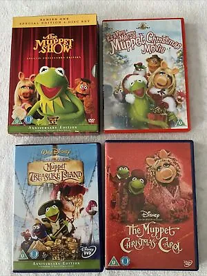 £7.99 • Buy The Muppet Show, Christmas Movie, Christmas Carol & Treasure Island Dvd’s