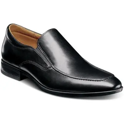 Florsheim Mens Postino Leather Square Toe Slip On Loafers Shoes BHFO 7267 • $71.99