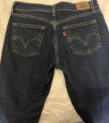 £5 • Buy Levi's 519 Stretch Flare Jeans Blue Denim Womens W30  L31 