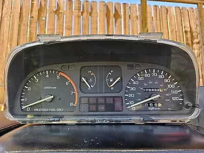 88-91 Honda Civic Crx Gauge Cluster 5 Speed Manual Transmission OEM • $200