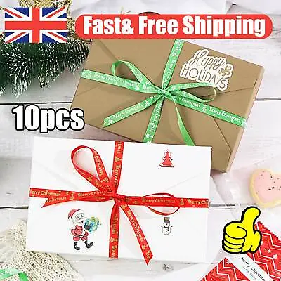 £6.69 • Buy 10-100PCS Kraft Paper Cookie Boxes Packaging Storage Bags Envelope Xmas Gift Box
