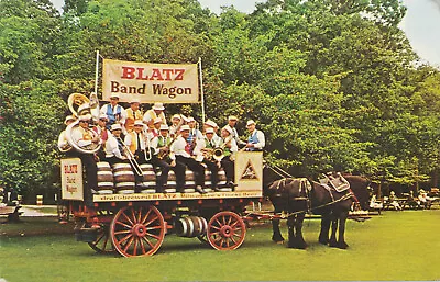 Blatz Beer Band Wagon Brewery Advertising Wisconsin Postcard • $4.75