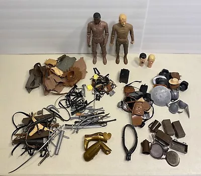 Huge Vintage Lot Marx Johnny West Figures & Accessories Jed Guns Belts Swords • $112.49