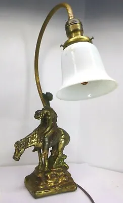  Armor Bronze Company End Of The Trail  Lamp 1915 • $284.99