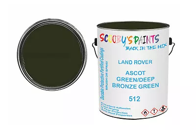 Classic Paint For Land Rover Defender Ascot Green/Deep Bronze Green 512 Touch Up • £8.98