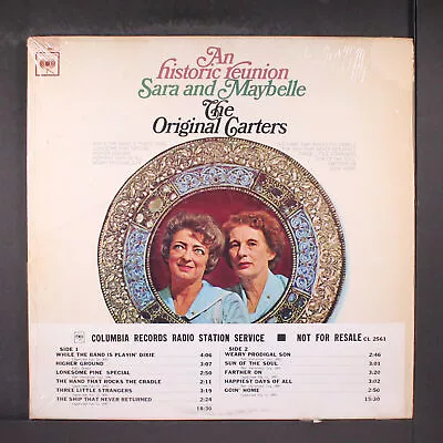 SARA & MAYBELLE CARTER: The Original Carters COLUMBIA 12  LP 33 RPM • $12