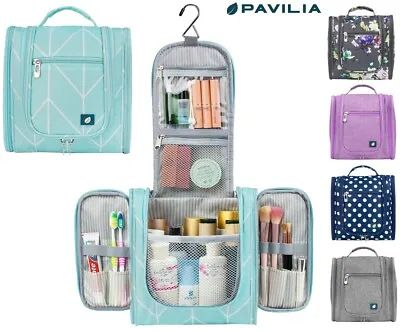 Travel Cosmetic Makeup Bag Toiletry Hanging Organizer Storage Case Pouch Women • $18.99