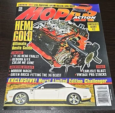 Mopar Action Magazine February 2024 Hemi Gold • $8.95