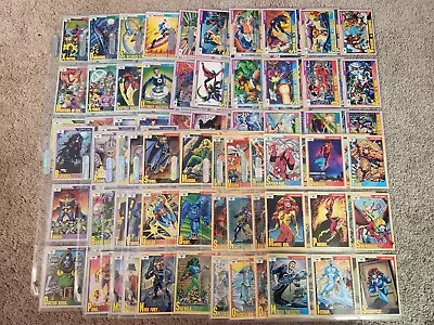 1991 Marvel Universe Series 2 Impel Trading Cards COMPLETE SET #1-162  NM-Mint+ • $25.78