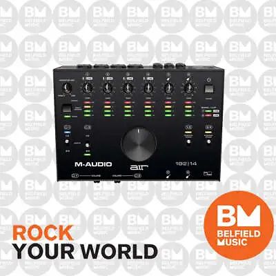 M-Audio AIR 192|14 USB Audio Interface 8-In / 4-Out 24 / 192 Input / Output • $499