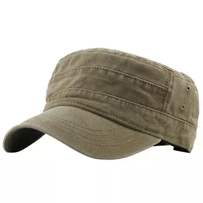 Camouflage Army Hat Camo Military Cadet Combat Fishing-Baseball-Cap Mens Womens • £5.51