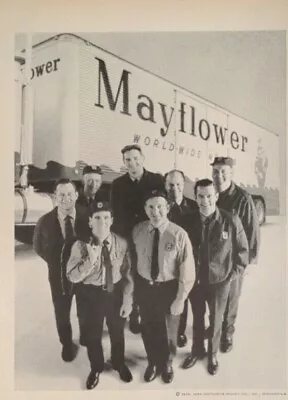 1969 Mayflower Movers Moving Van Drivers Long-Haul Worldwide Print Ad 84 • $11.99