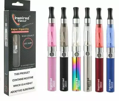 Inspired Vapour EGO CE4 Vape Pen E-Cig Starter Kit Atomisers Vape Pens 650mAh • £6.93