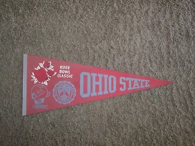 Ohio State University Buckeyes Rose Bowl Classic 30  Full Size Pennant V. Nice • $24.95