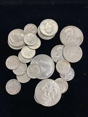 90% Junk Silver Coins $1 Face Value - Mixed Coins Average Circulated Condition • $20