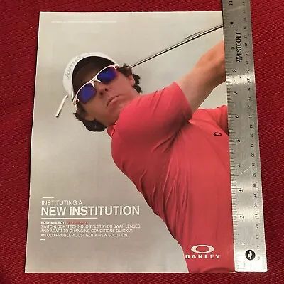 Rory McIlroy For Oakley Fast Jacket Sunglasses 2012 Print Ad - Great To Frame! • $6.95