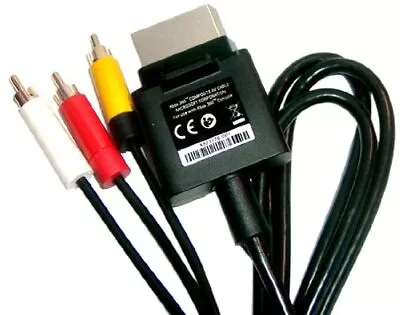 Official OEM Microsoft Xbox 360 AV Composite Audio/Video Cable RCA • $5.49