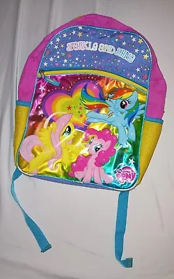 My Little Pony Children's Backpack 2015 Sparkle And Shine MLP Adjustable Straps  • £1.61