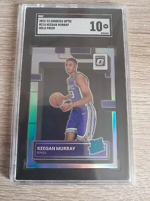 Keegan Murray 2022-23 Panini Optic Rated Rookie Holo SGC10 #214 • £30