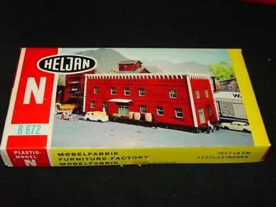 Heljan Kit B 672 :  Mobelfabrik  FURNITURE FACTORY - N Scale (UNBUILT) Denmark • $45.99