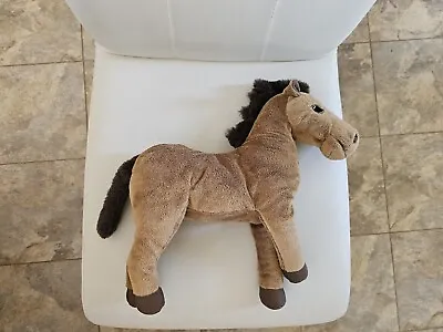 £7 • Buy IKEA Okenlopare Brown Horse Pony Soft Toy Plush Comforter Cuddly Stuffed Animal
