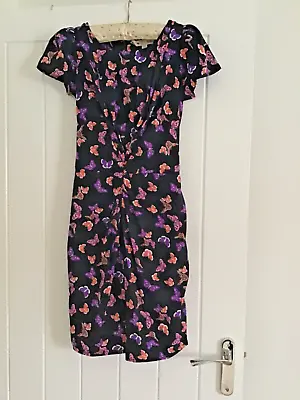 Ladies Yumi Lovely Occasion Dress Size 10 Vgc 🌹🎉🌹butterflies Beautiful • £1.25