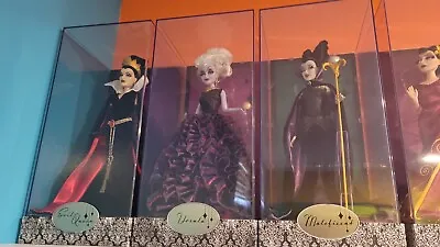 Disney Designer Collection Dolls Villains Complete Collection • $750