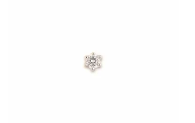 By Charlotte 14k Gold Tiny Crystal Studs Singles • $59.45