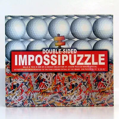 Double Sided Impossipuzzle Balls & Tees. 550 Pcs. Factory Sealed But Damaged Box • £11.75